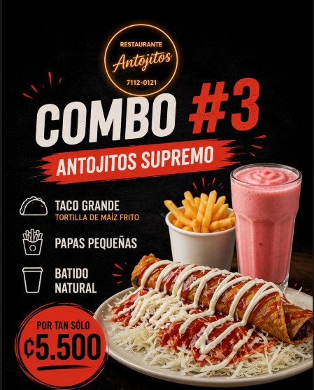 Combo #3 Antojitos Supremo